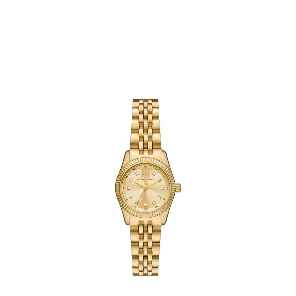 Michael Kors horloge MK4741 Lexington goudkleurig