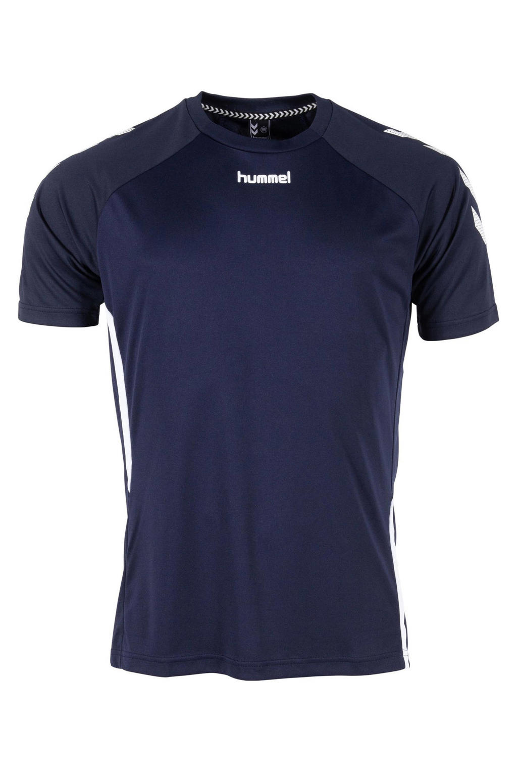hummel sportshirt donkerblauw