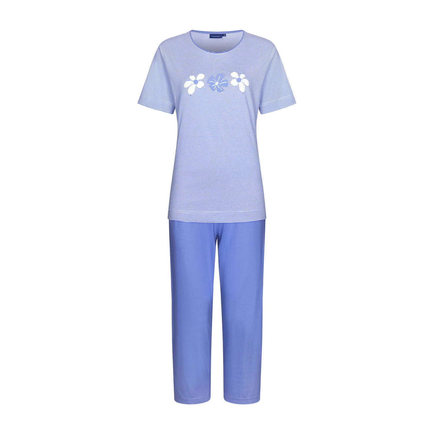 Pastunette pyjama lichtblauw wit