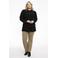 YOEK broek Plus Size met print - lichtbruin