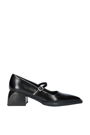 leren pumps zwart