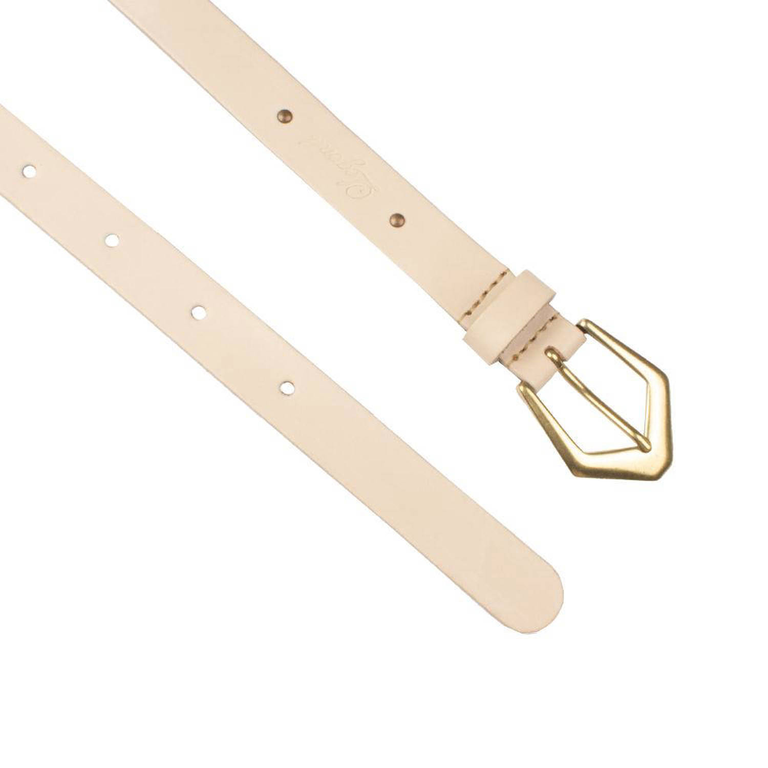 Legend leren riem beige