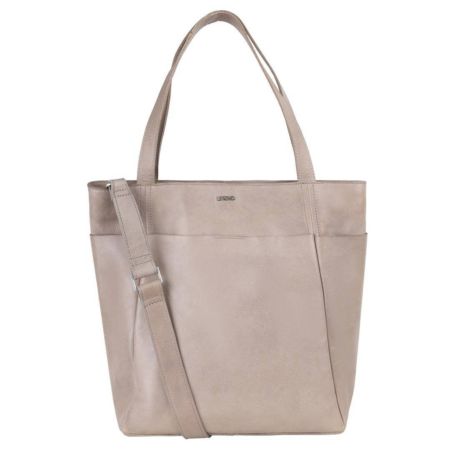 Legend leren shopper Joy beige