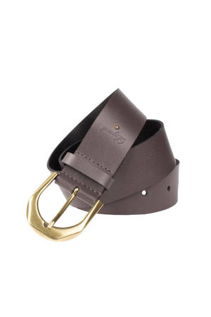 leren riem grijs