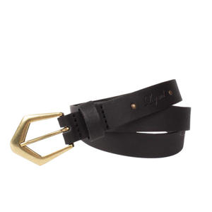leren riem zwart