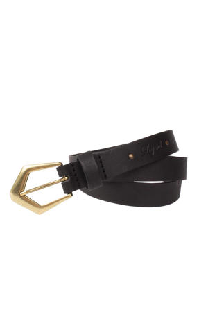 leren riem zwart
