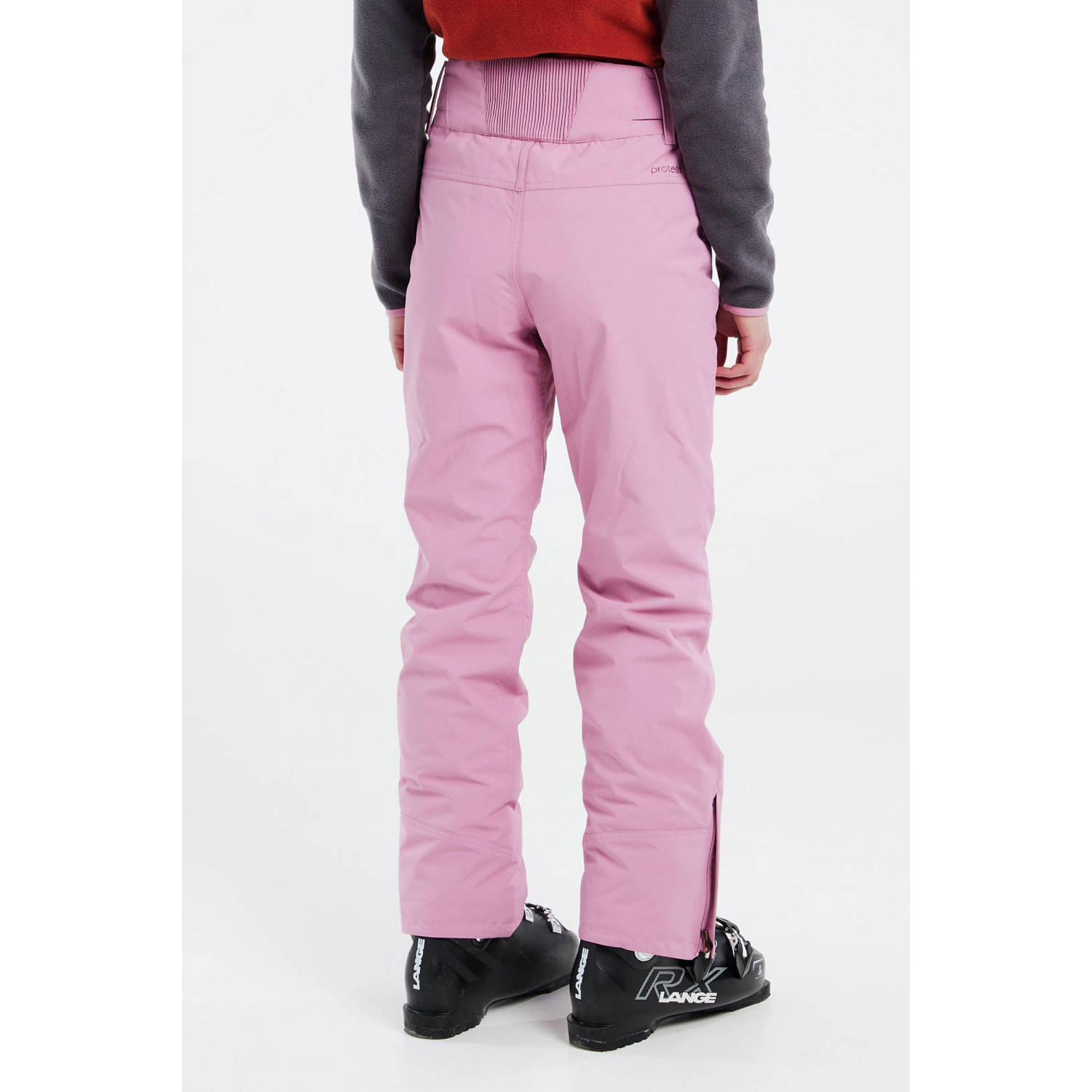 Protest skibroek Cinnamon korte lengte roze