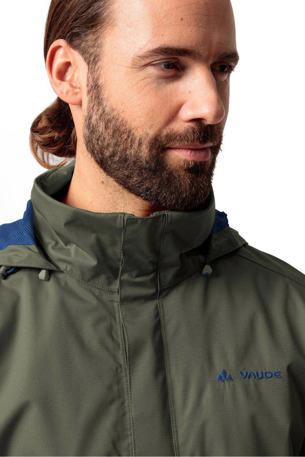 VAUDE regenjas Escape Light Jacket kaki wehkamp