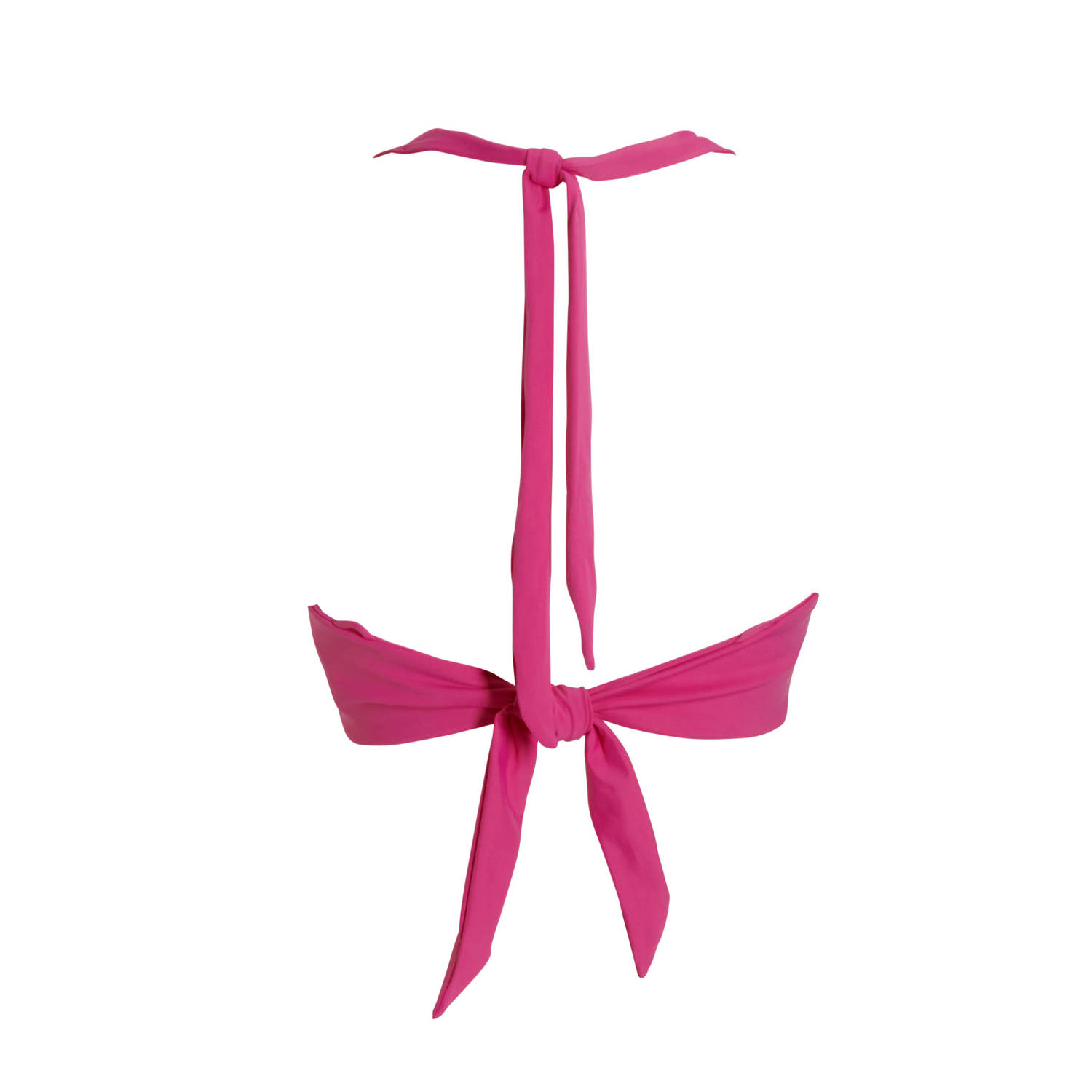 Seafolly voorgevormde halter bikinitop E-cup roze