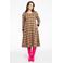 YOEK jurk Plus Size met print - groen