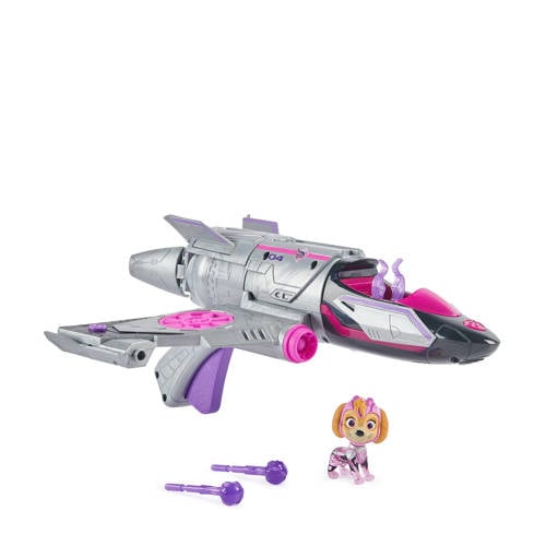 Paw Patrol The Mighty Movie Transformerende Skyes Vliegtuig met licht en geluid afbeelding
