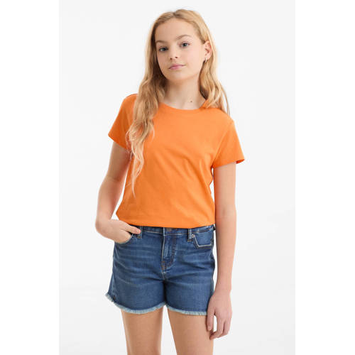 anytime basic T-shirt oranje afbeelding