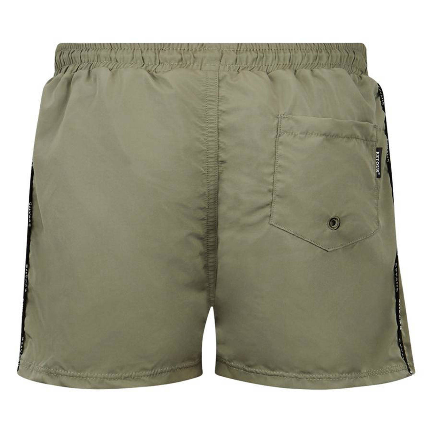 Retour Jeans zwemshort Renzo kakigroen