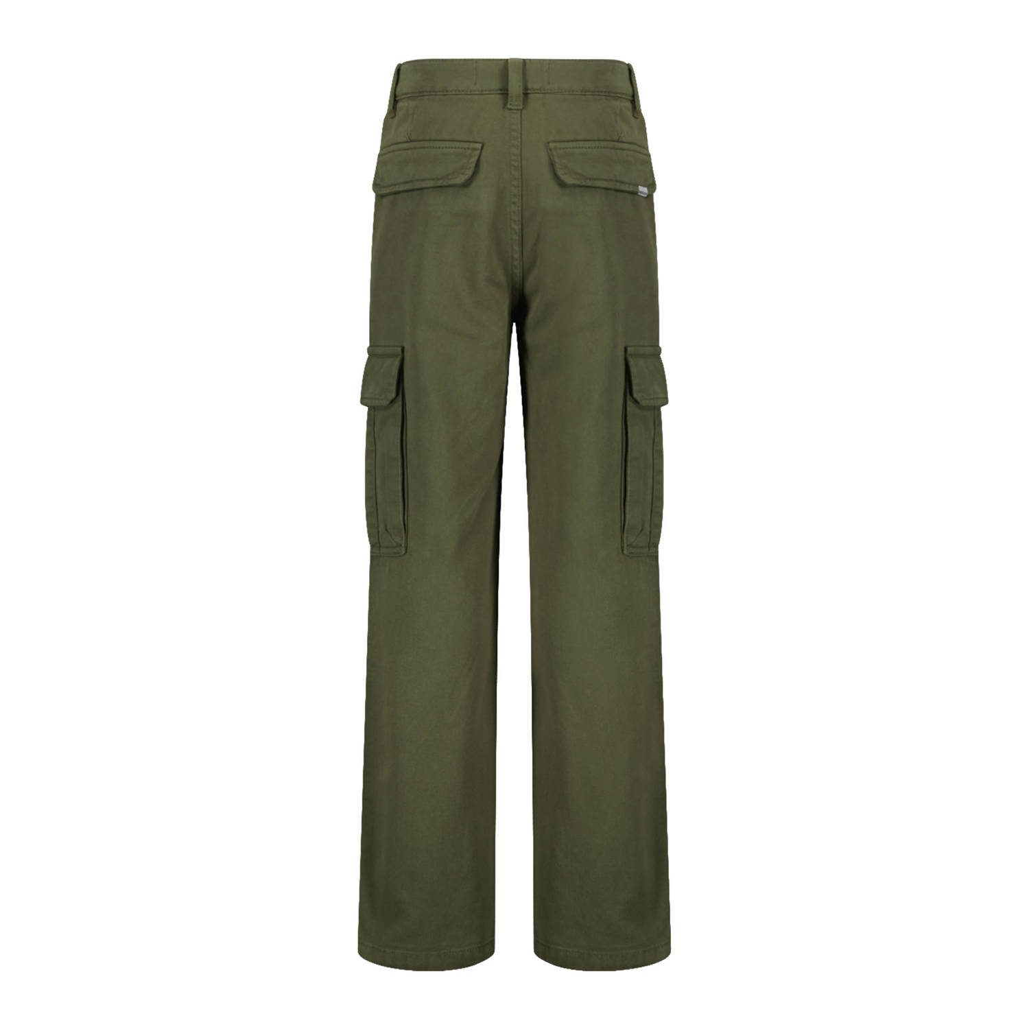 America Today straight fit cargobroek Paloma JR groen