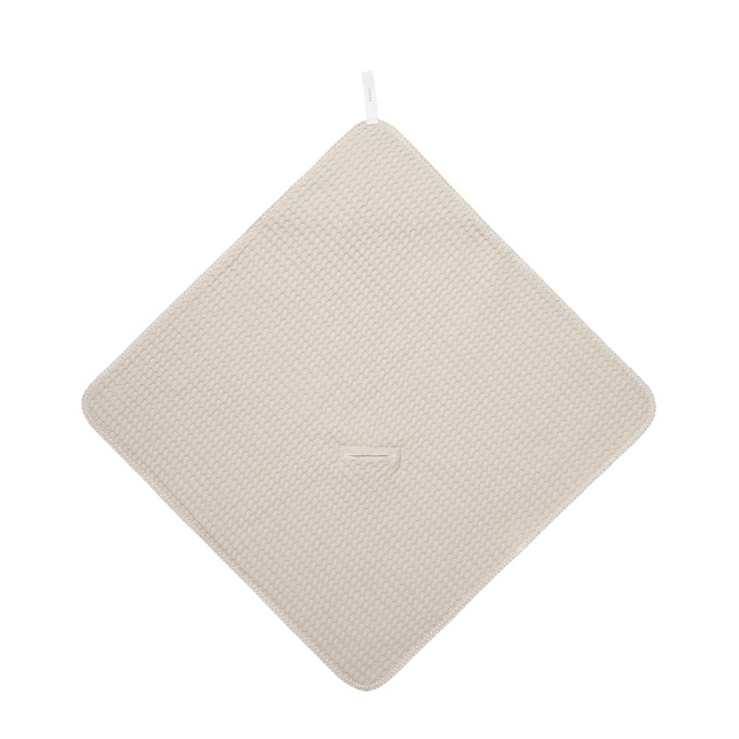 Koeka Oslo omslagdoek met wafel teddy 100x100 cm Sand