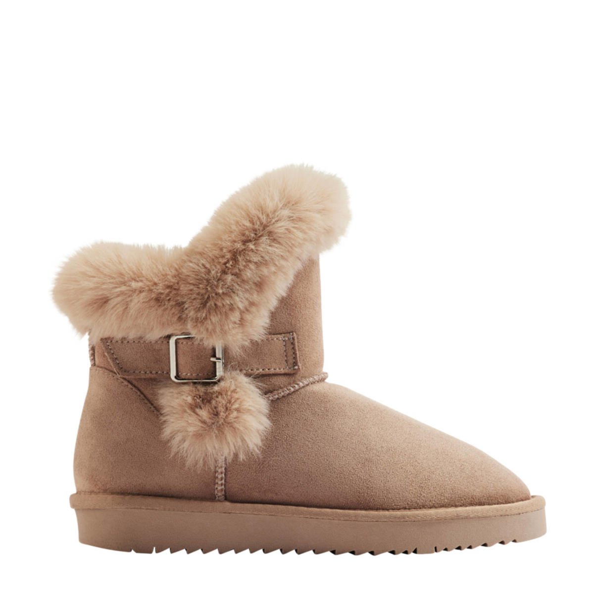 Graceland gevoerde enkelboots beige wehkamp