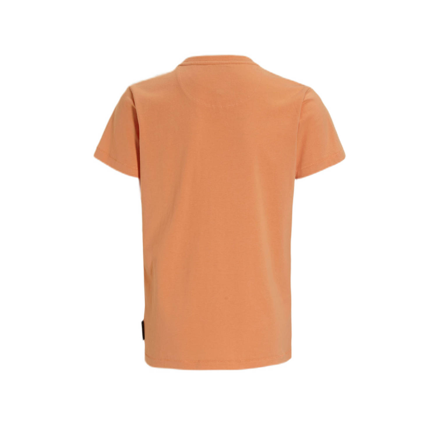 Me & My Monkey T-shirt Philly met printopdruk oranje