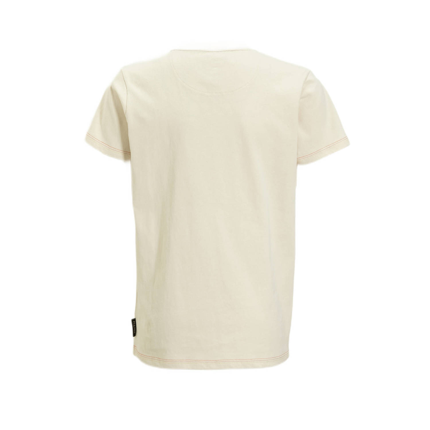 Me & My Monkey T-shirt Pyke met printopdruk beige