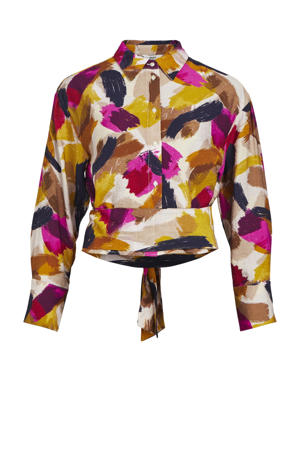 blouse OBJTERRY met all over print multi