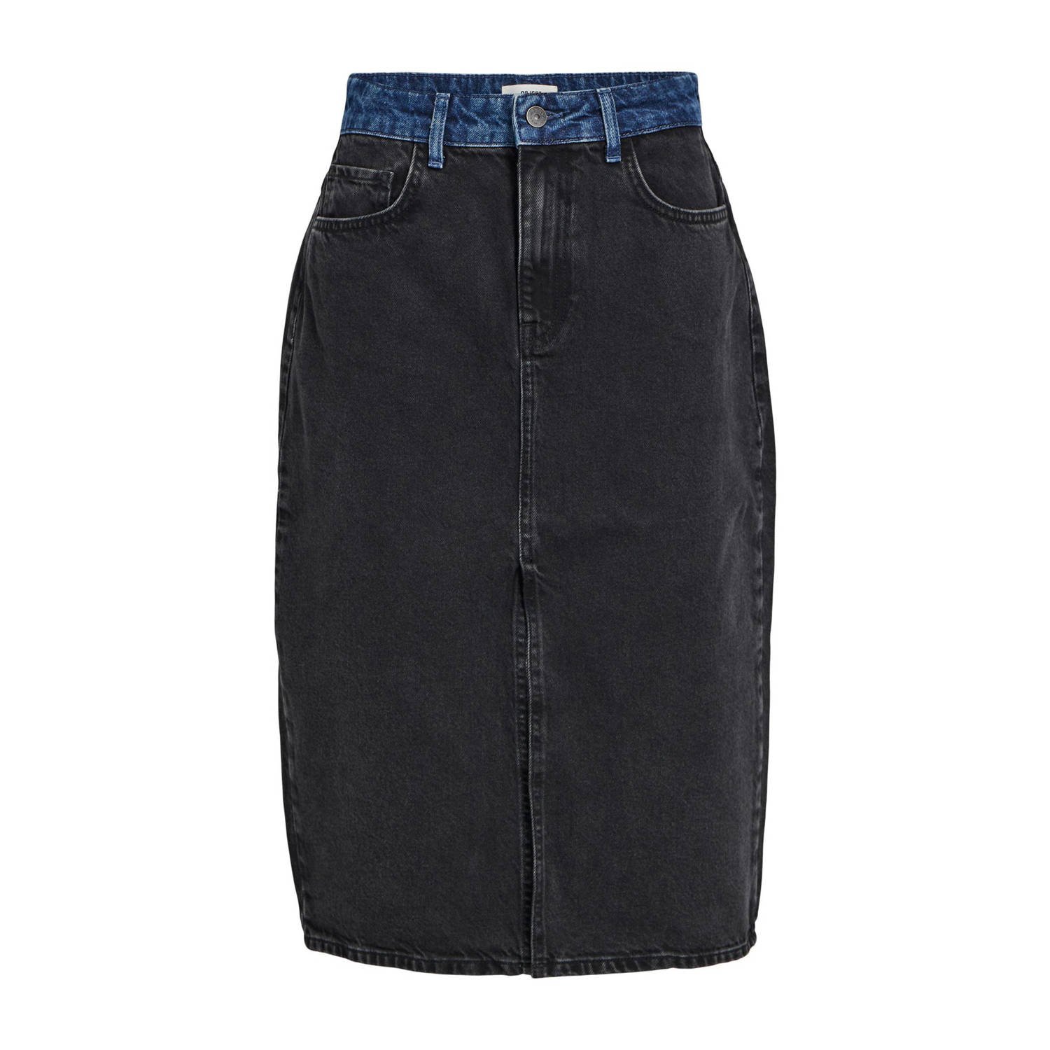 OBJECT spijkerrok OBJBEATE black denim