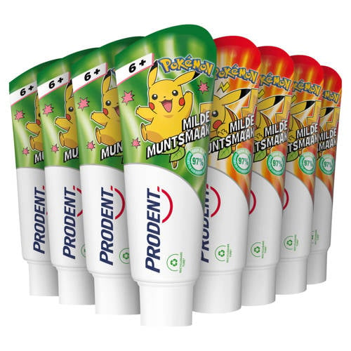 Wehkamp Prodent Kids Pokémon tandpasta - 12 x 75 ml aanbieding