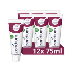 Sensitive+White tandpasta - 12 x 75 ml
