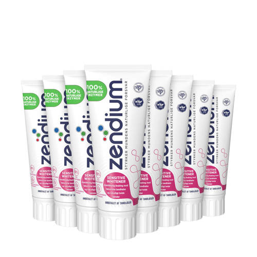 Wehkamp Zendium Sensitive Whitener tandpasta - 12 x 75 ml aanbieding