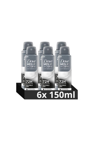 Invisible Dry anti-transpirant deodorant spray - 6 x 150 ml