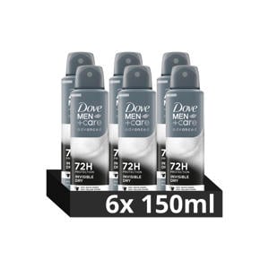 Invisible Dry anti-transpirant deodorant spray - 6 x 150 ml
