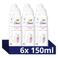 Dove Advanced Care Soft Feel anti-transpirant deodorant spray  - 6 x 150 ml