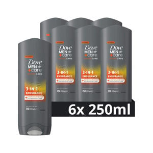 Sport Care Endurance 3-in-1 douchegel - 6 x 250 ml