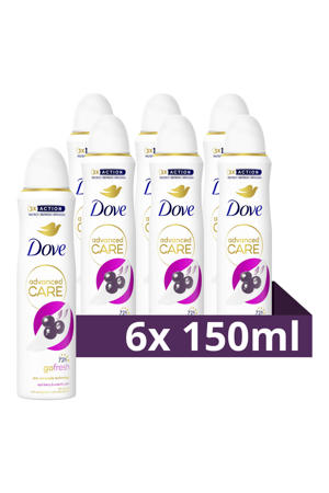 Açai Berry & Waterlily anti-transpirant deodorant spray  - 6 x 150 ml