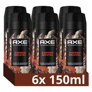 Copper Santal premium deodorant bodyspray - 6 x 150 ml