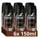 Axe Fine Fragrance Collection Copper Santal premium deodorant bodyspray - 6 x 150 ml