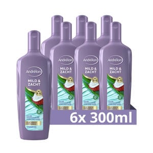 Mild & Zacht shampoo - 6 x 300 ml - voordeelverpakking