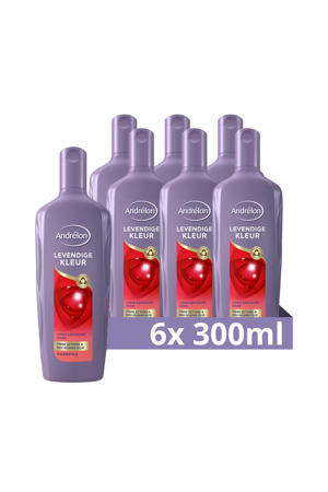 Wehkamp Andrélon Levendige Kleur shampoo - 6 x 300 ml aanbieding