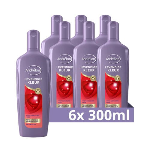 Wehkamp Andrélon Levendige Kleur shampoo - 6 x 300 ml aanbieding