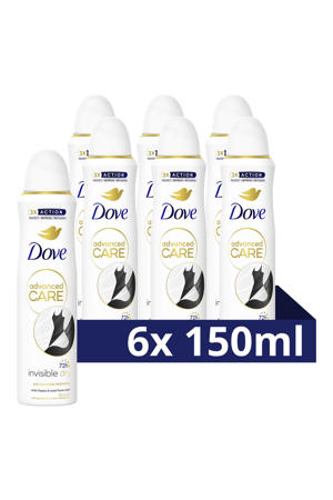 Invisible Dry anti-transpirant deodorant spray - 6 x 150 ml