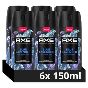 Blue Lavender premium deodorant bodyspray - 6 x 150 ml