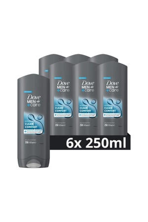 Clean Comfort 3-in-1 douchegel - 6 x 250 ml