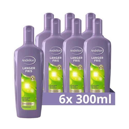 Wehkamp Andrélon Langer Fris shampoo - 6 x 300 ml aanbieding