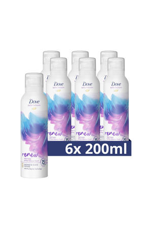 Renew douche- & scheerschuim - 6 x 200 ml