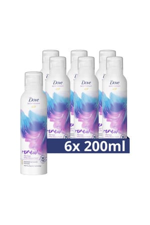 Renew douche- & scheerschuim - 6 x 200 ml