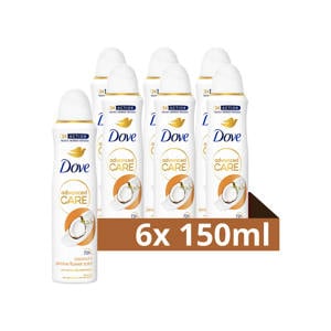 Coconut & Jasmine Flower anti-transpirant deodorant spray  - 6 x 150 ml