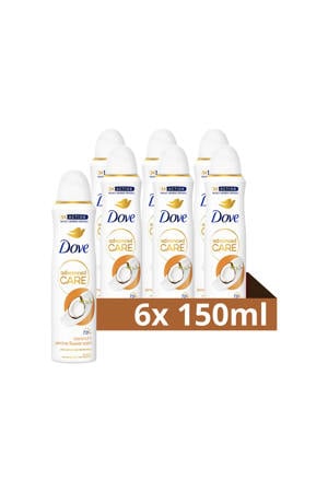 Coconut & Jasmine Flower anti-transpirant deodorant spray  - 6 x 150 ml