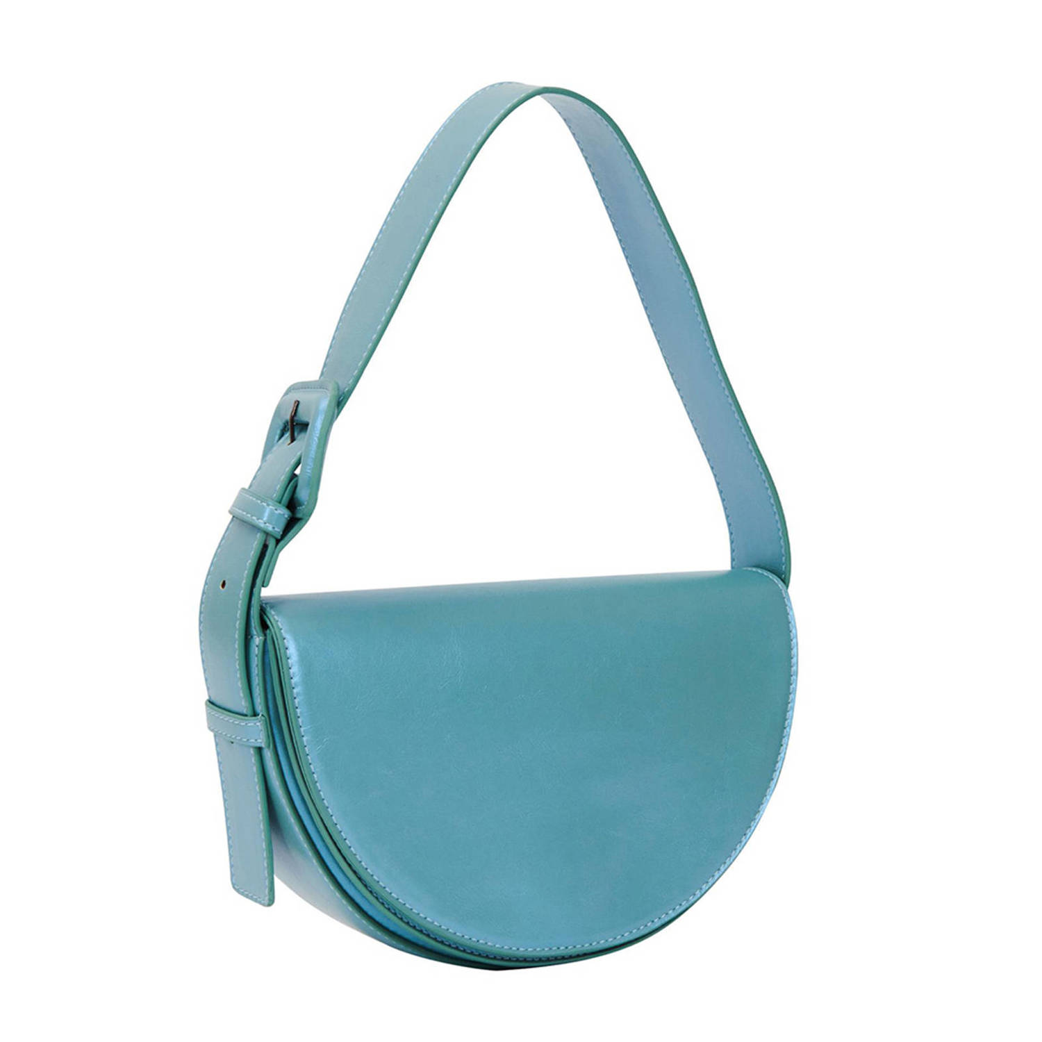 HVISK schoudertas Nomi Shiny blauw