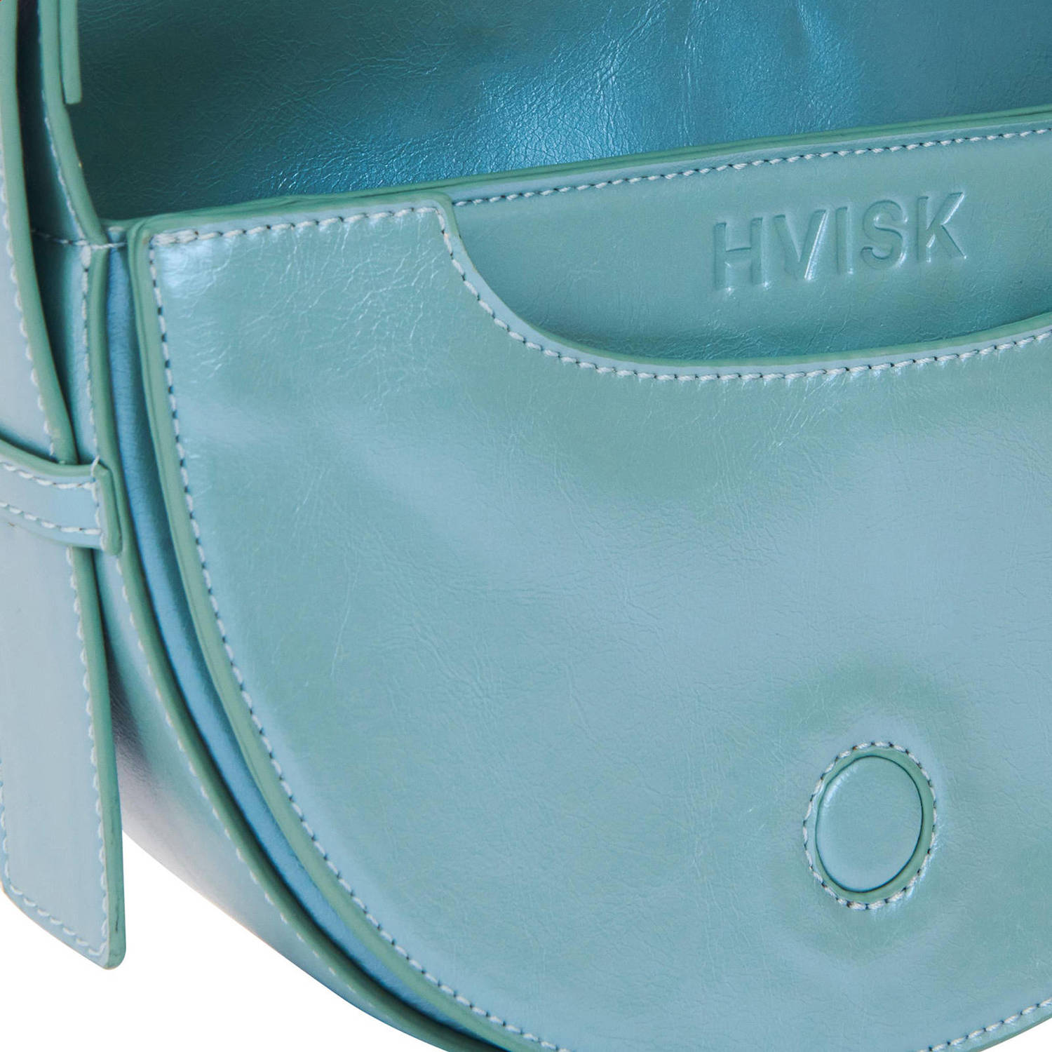HVISK schoudertas Nomi Shiny blauw