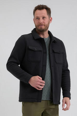 fleece outdoor overhemd Ruka zwart