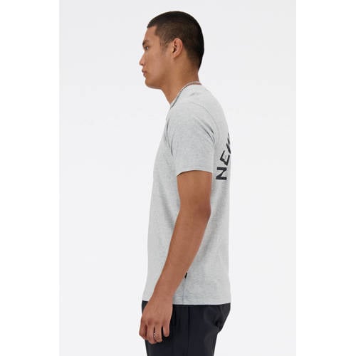 New Balance T-shirt grijs melange