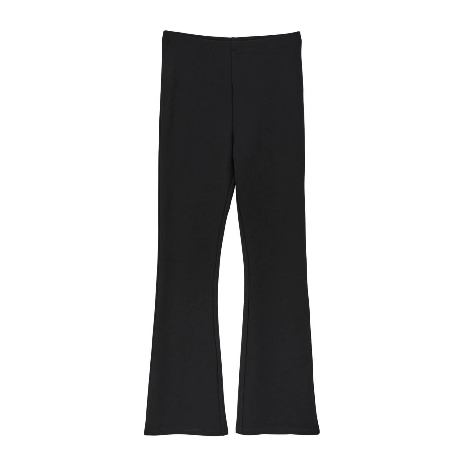 S.Oliver flared broek zwart Meisjes Viscose Effen 140